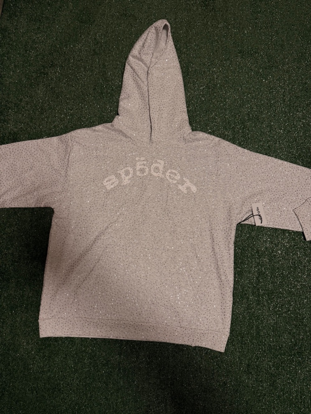 Light Grey VVS Sp5der hoodie